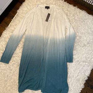 NWT Long Ombré Lightweight Cardigan
